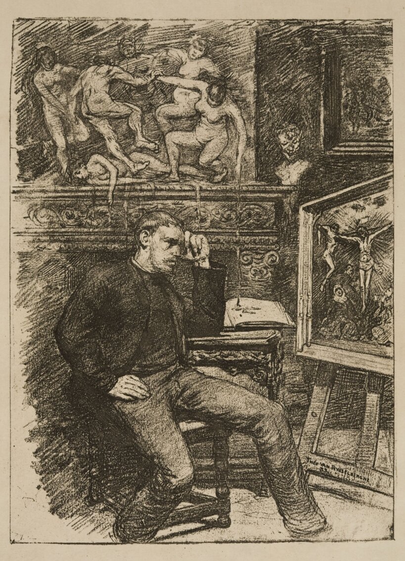 Frontispiece For The Novella Contes De Minuit By Emile Msk Gent