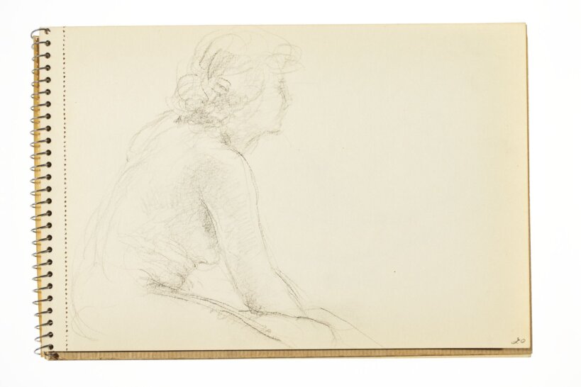 Female Nude Seated Msk Gent