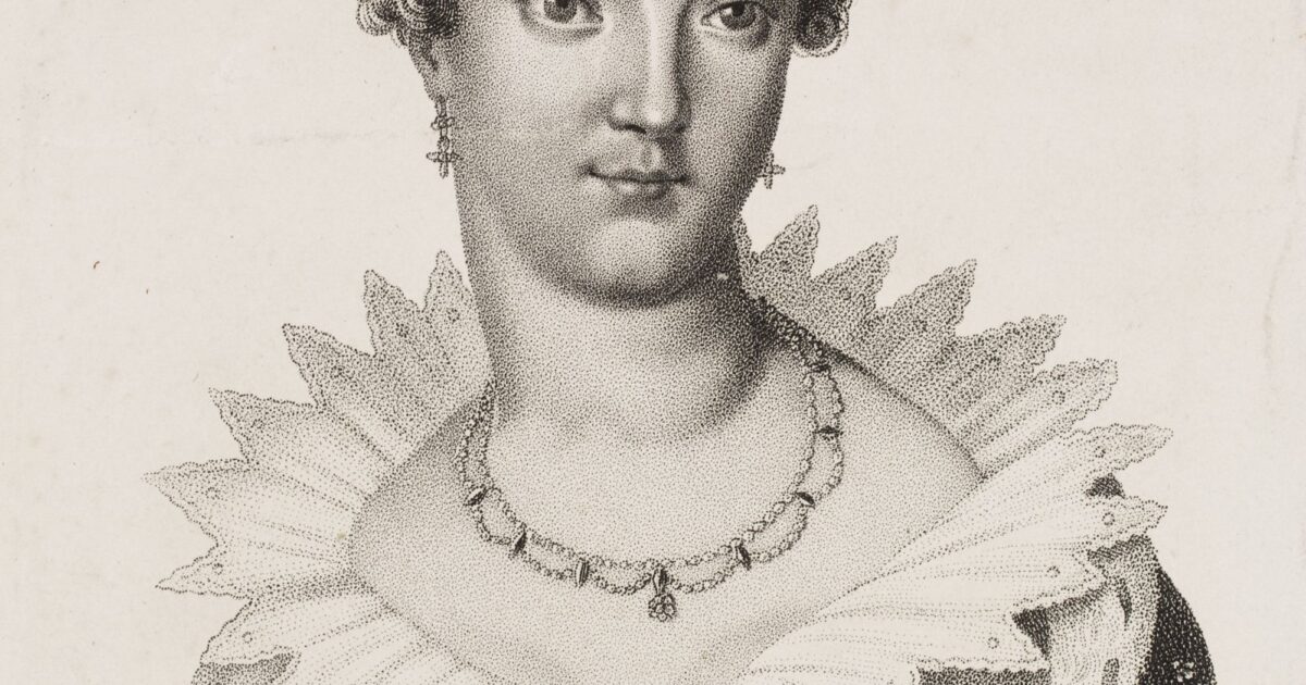 Miniature Portrait Of Marie Louise Bonaparte Hand Painted Porcelain Empress  of Austria