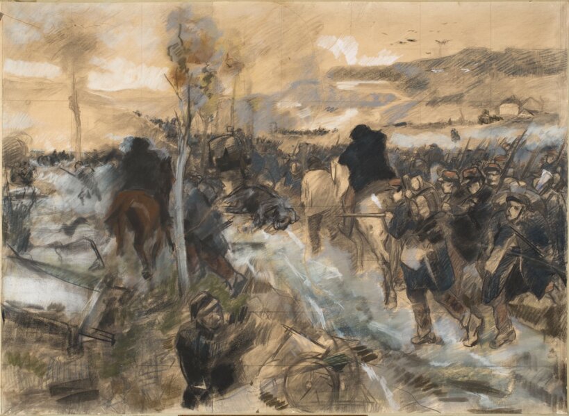 The Defeat (Sketch for a Painting of the War of 1870) | MSK Gent