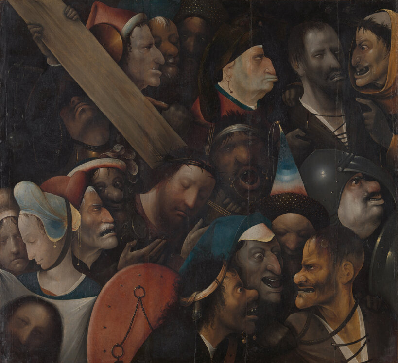 Jheronimus Bosch (?), De kruisdraging, ca. 1510 - ca. 1516, MSK Gent