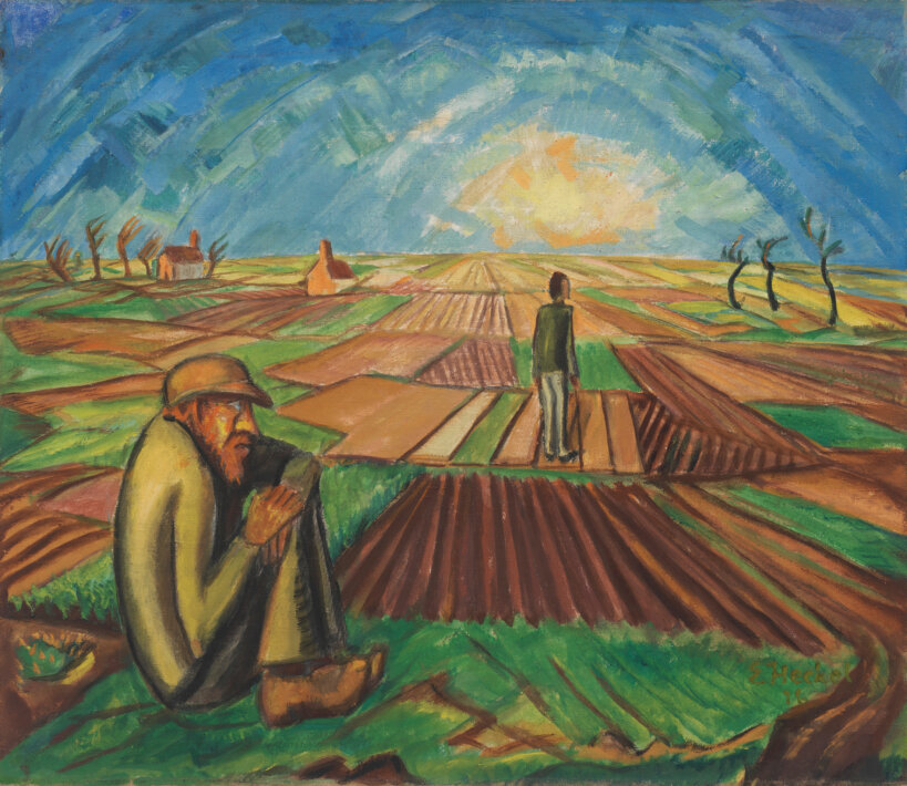 06 Erich Heckel Flandrische Ebene 1916 Museum Abteiberg Mönchengladbach Foto Achim Kukulies