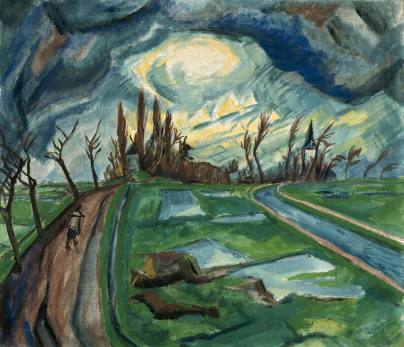 07 Erich Heckel Frühling in Flandern 1916 Osthaus Museum Hagen photo Achim Kukulies Düsseldorf Germany