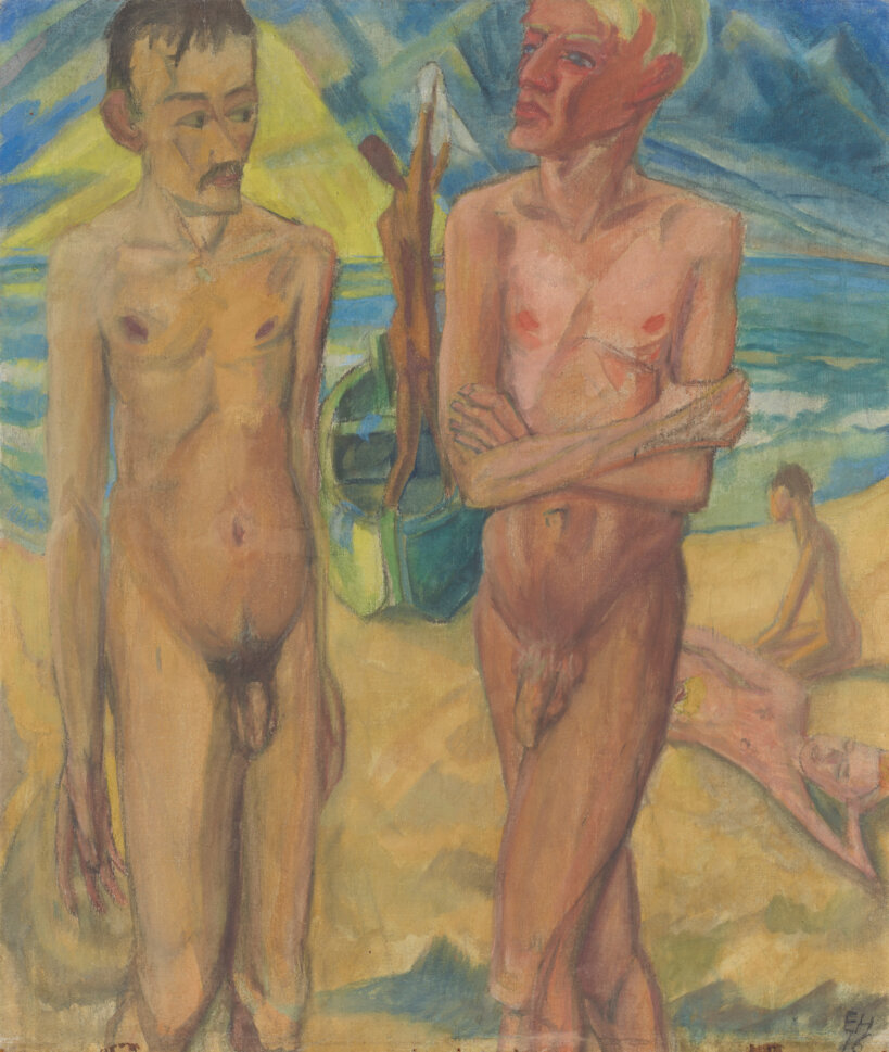 10 Erich Heckel Männer am Meer 1916 Albertinum