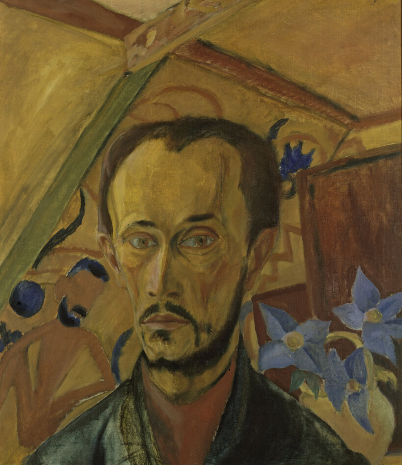 15 Erich Heckel Bärtiger Mann Selbestbildnis 1919 bpk Nationalgalerie SMB Jörg P Anders